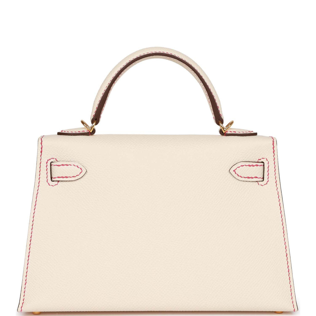 Hermes Special Order (HSS) Kelly Sellier 20 Nata Verso Epsom Gold Hardware