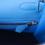 Hermes Kelly Retourne 32 Bleu France Togo Palladium Hardware