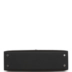 Hermes Kelly Sellier 20 Black Epsom Palladium Hardware