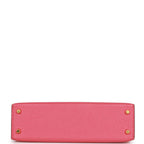 Top Quality Hermes Kelly Sellier 20 Rose Lipstick Chèvre Gold Hardware