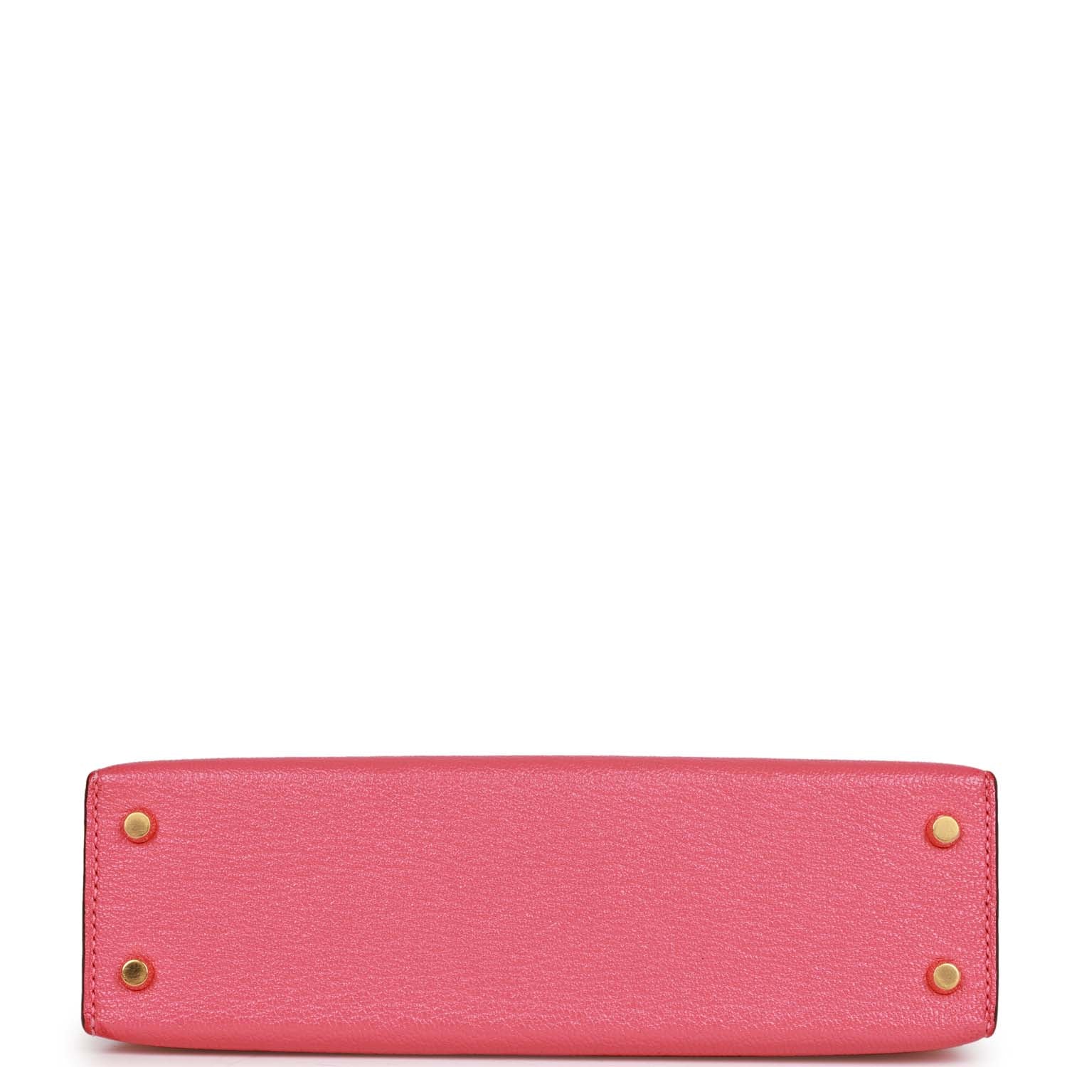 Top Quality Hermes Kelly Sellier 20 Rose Lipstick Chèvre Gold Hardware