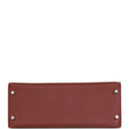 Hermes Kelly Sellier 28 Rouge H Epsom Palladium Hardware