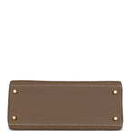 Hermes Kelly Retourne 28 Etoupe Togo Gold Hardware