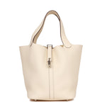 Hermes Picotin Lock 22 Nata Clemence Palladium Hardware