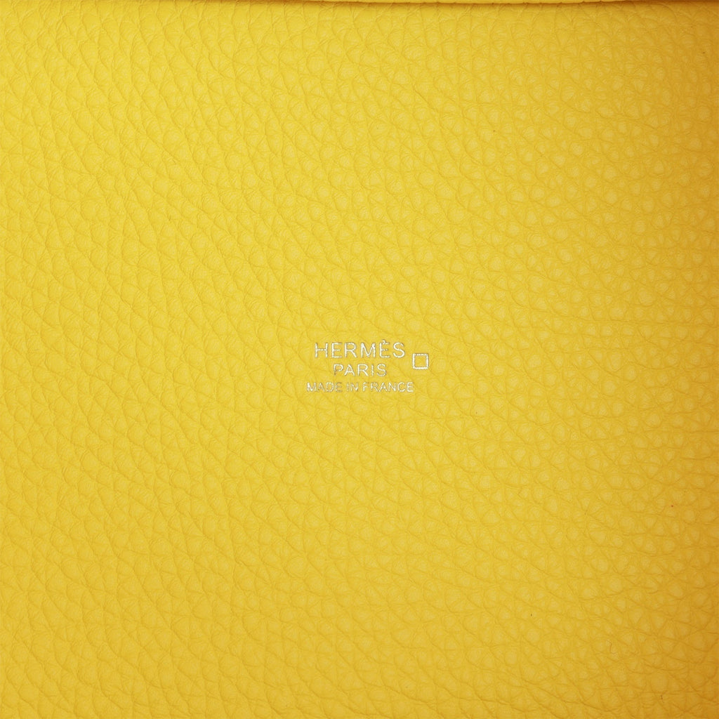 Hermes Picotin Lock 18 Mimosa Matte Alligator and Lime Clemence Touch Palladium Hardware