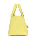 Hermes Picotin 18 Limoncello Clemence Palladium Hardware