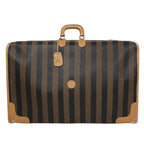 FENDI Carry Bag PVC, Leather Brown