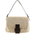 Fendi Mamma Bucket Leather Bead Shoulder Bag