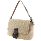 Fendi Mamma Bucket Leather Bead Shoulder Bag
