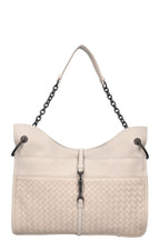 BOTTEGA VENETA Beverly Bag Intrecciato Ivory