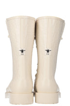 CHRISTIAN DIOR Urban D-Ankle Rubber Boots Oblique Ivory