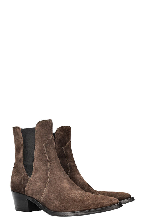 CELINE Boots Suede Green