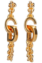CHRISTIAN DIOR Chain Earrings Gold