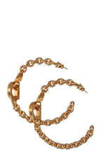 CHRISTIAN DIOR Chain Earrings Gold