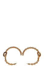 CHRISTIAN DIOR Chain Earrings Gold