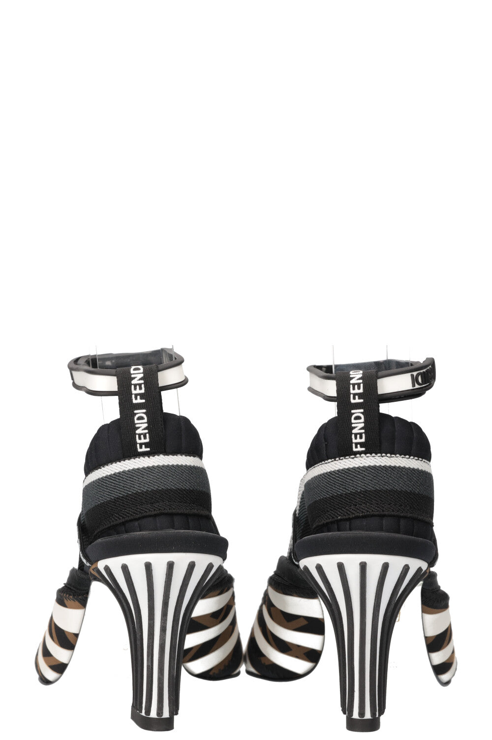 FENDI Freedom Patchwork Heels