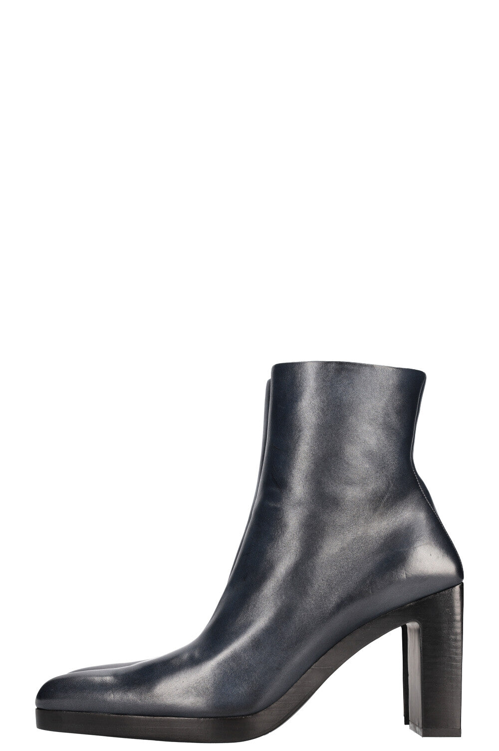 BALENCIAGA Ankle Boots Light Logo Midnight Blue