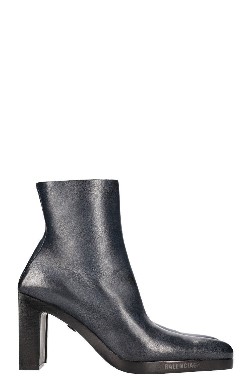 BALENCIAGA Ankle Boots Light Logo Midnight Blue