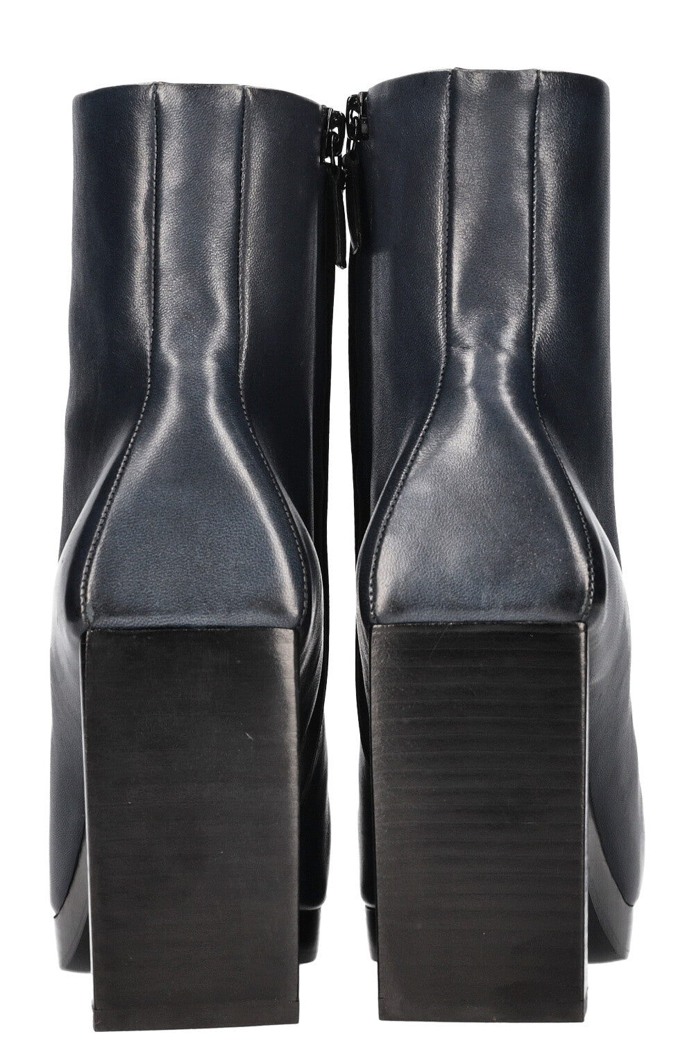 BALENCIAGA Ankle Boots Light Logo Midnight Blue