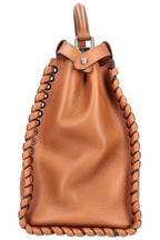 FENDI Peekaboo Large Woven Brown