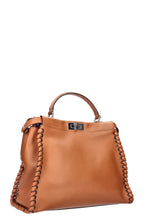FENDI Peekaboo Large Woven Brown
