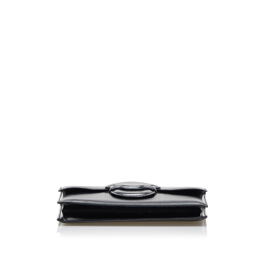 Hermes Box Calf Leather Clutch Bag (SHG-ZZYtmS)