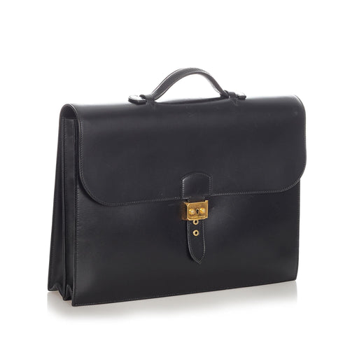 Hermes Box Calf Sac a Depeches 38 (SHG-23148)