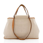 Hermes Canvas Calfskin Cabag Elan Tote - FINAL SALE (SHF-16359)
