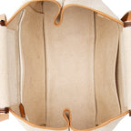 Hermes Canvas Calfskin Cabag Elan Tote - FINAL SALE (SHF-16359)