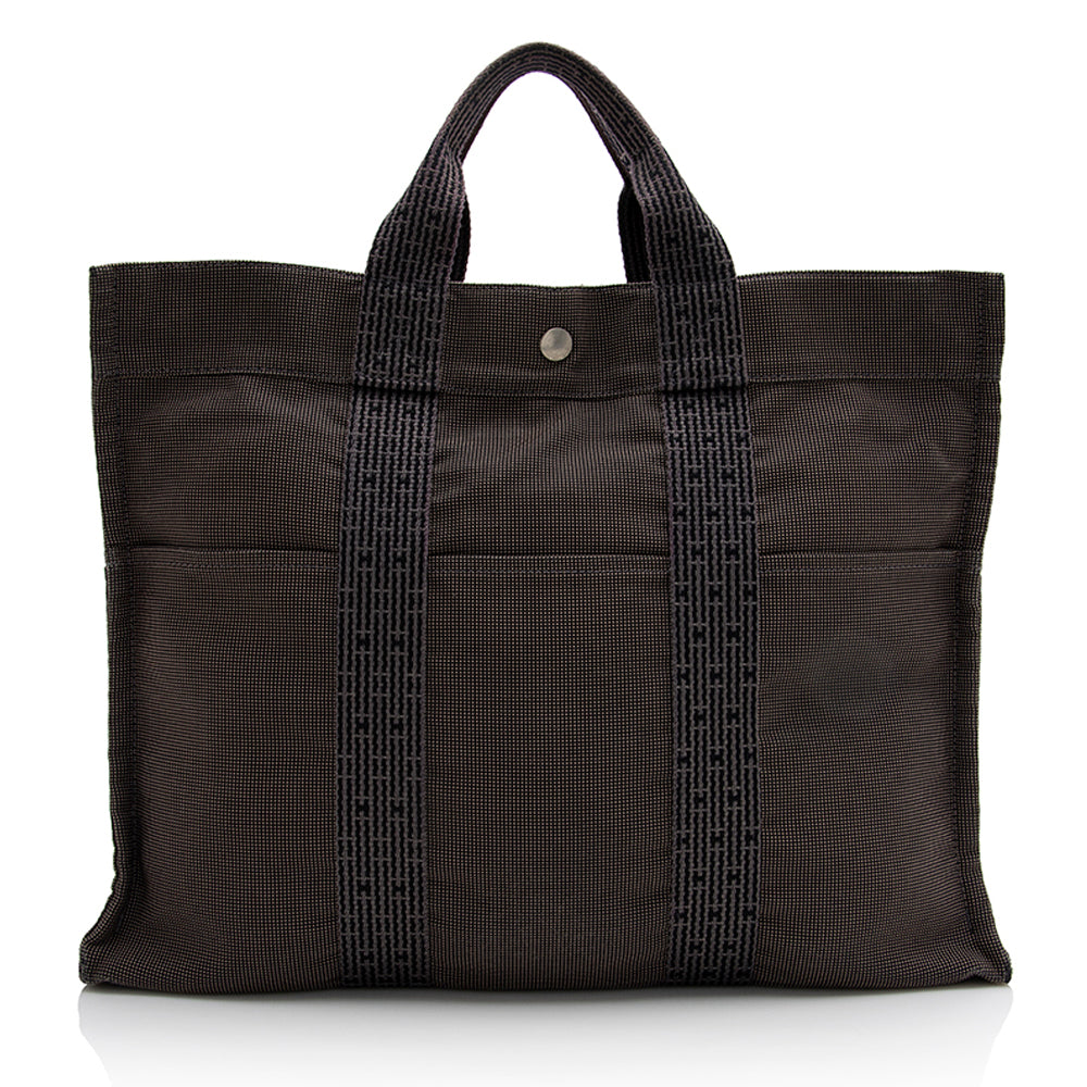 Hermes Canvas Herline MM Tote (SHF-22534)