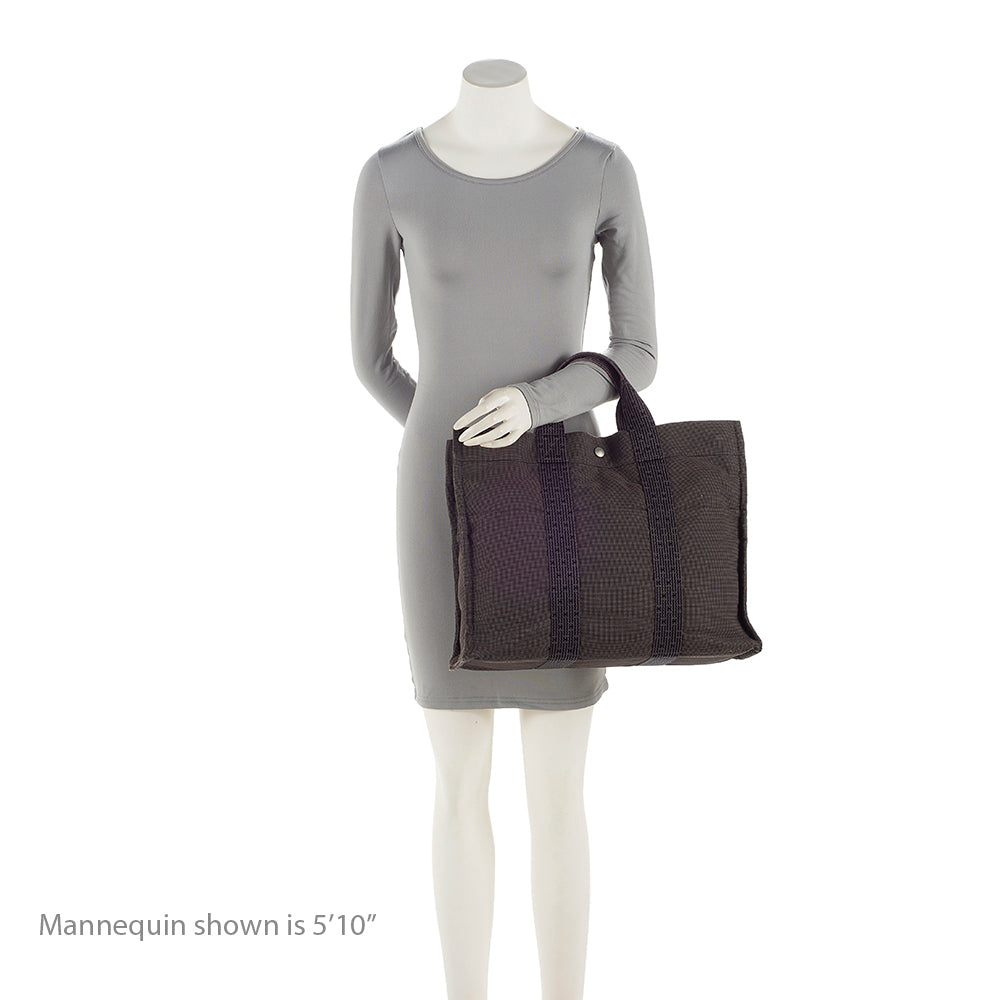 Hermes Canvas Herline MM Tote (SHF-22534)