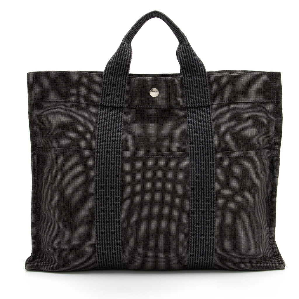 Hermes Canvas Herline MM Tote (SHF-23550)