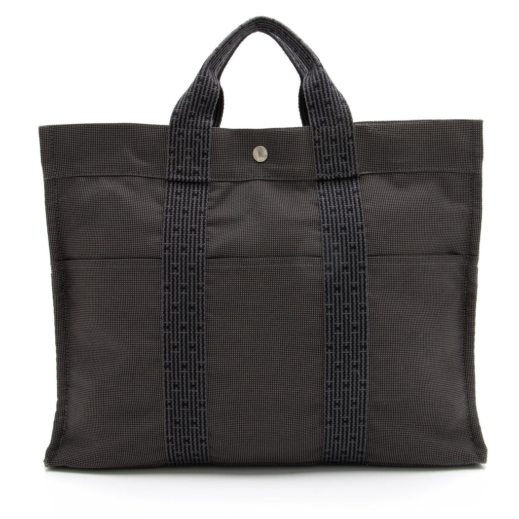 Hermes Canvas Herline MM Tote (SHF-23550)
