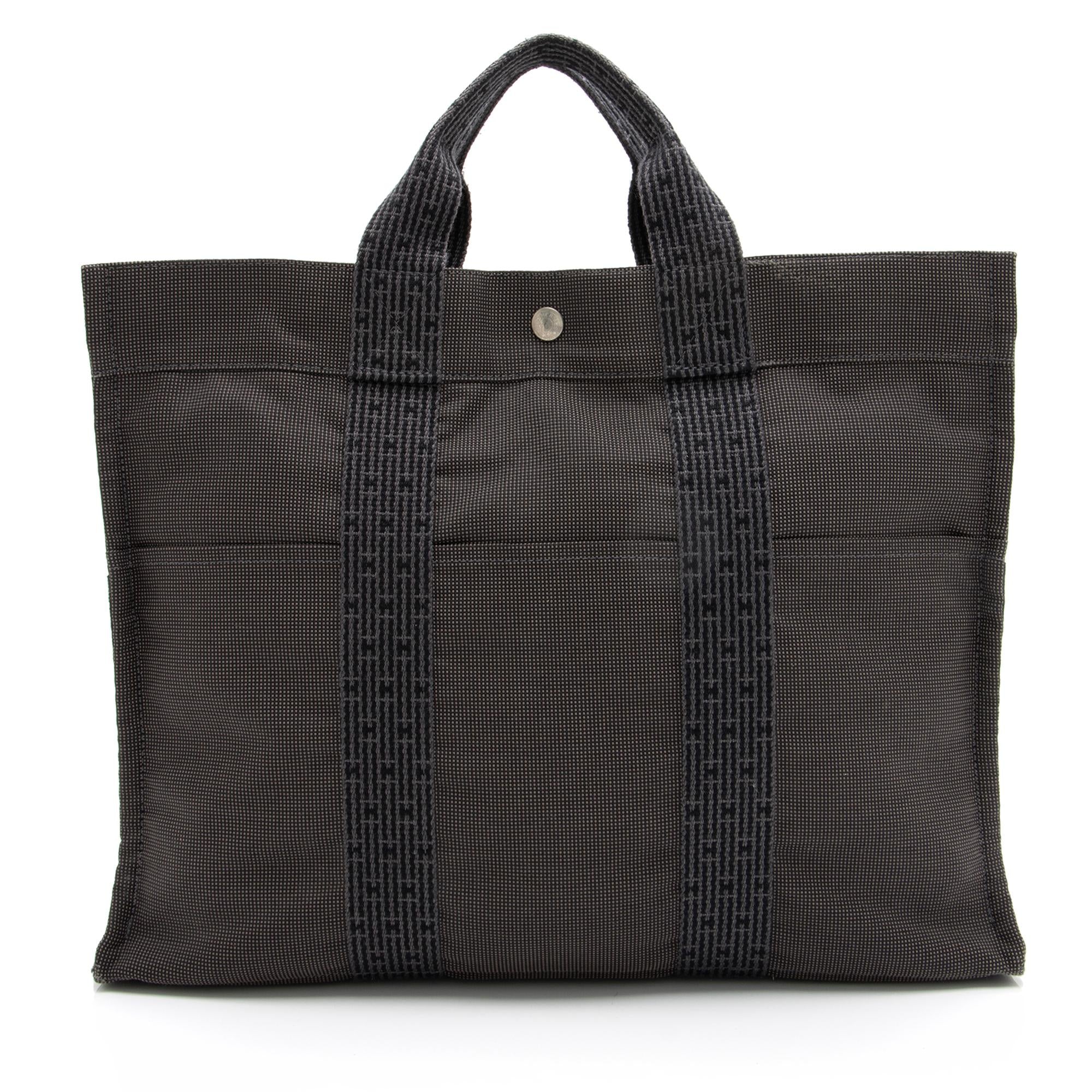 Hermes Canvas Herline MM Tote (SHF-23550)