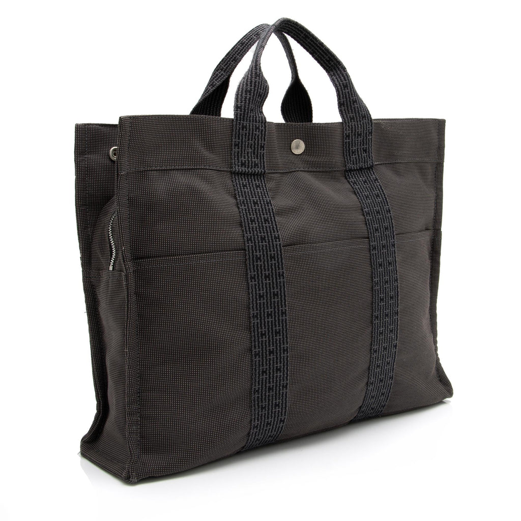Hermes Canvas Herline MM Tote (SHF-23550)