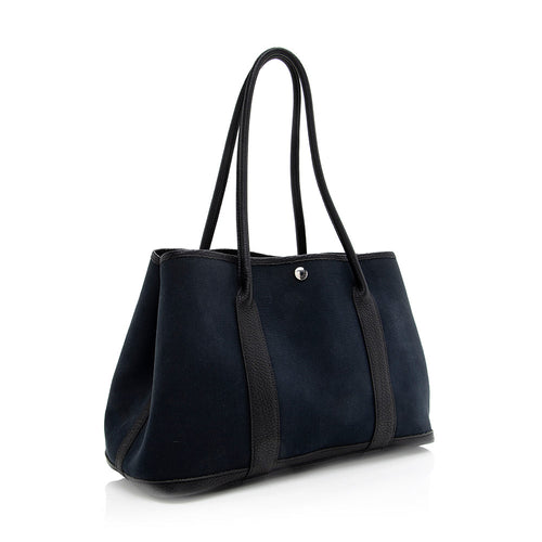 Hermes Canvas Leather Garden Party 36 Tote - FINAL SALE (SHF-18770)