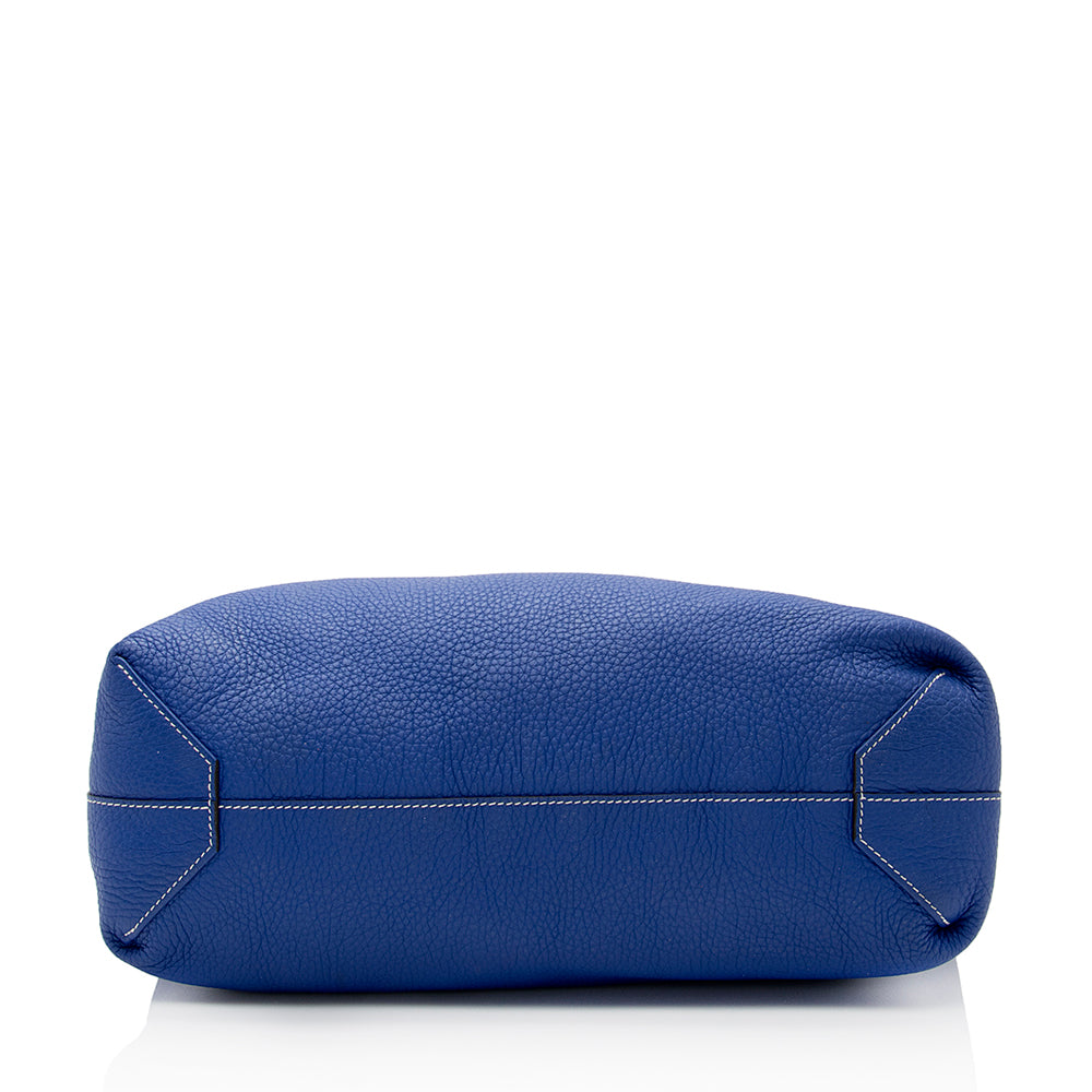 Hermes Clemence Leather Double Sens 45 Tote (SHF-20430)