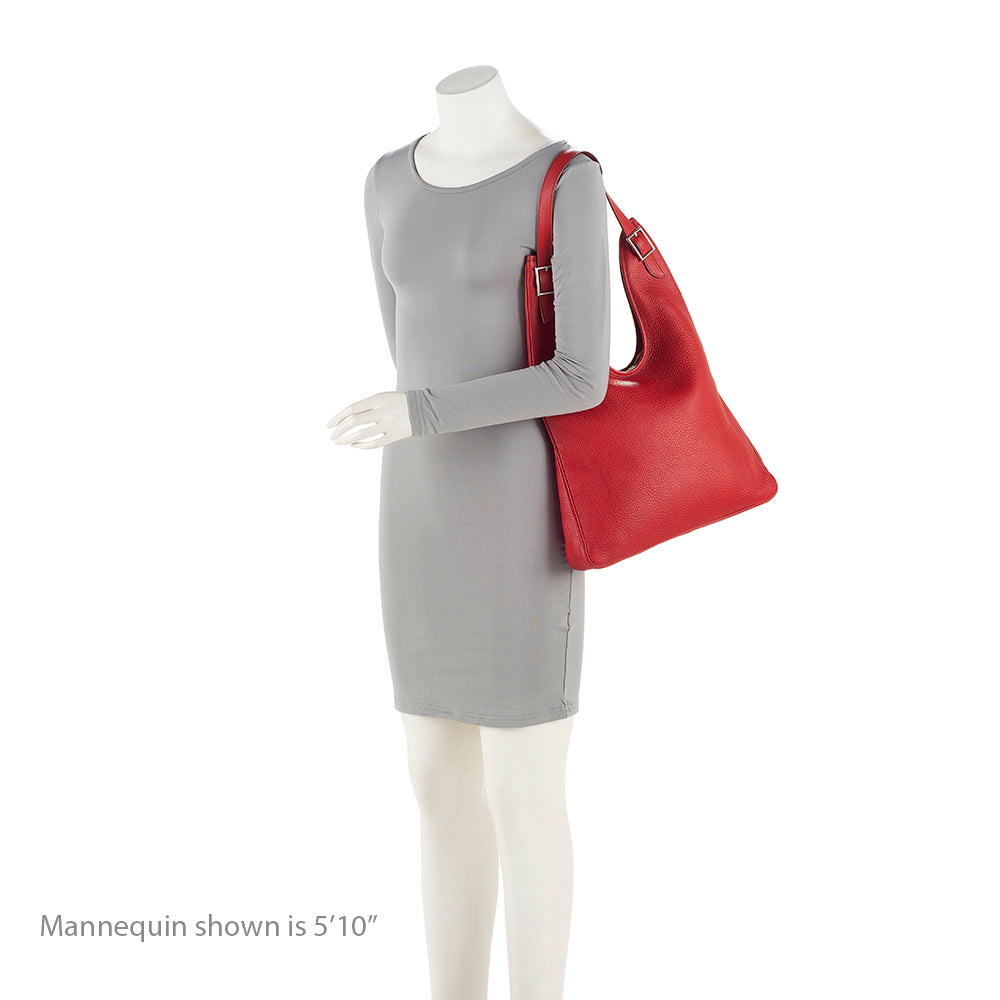 Hermes Clemence Leather Massai PM Bag (SHF-20215)