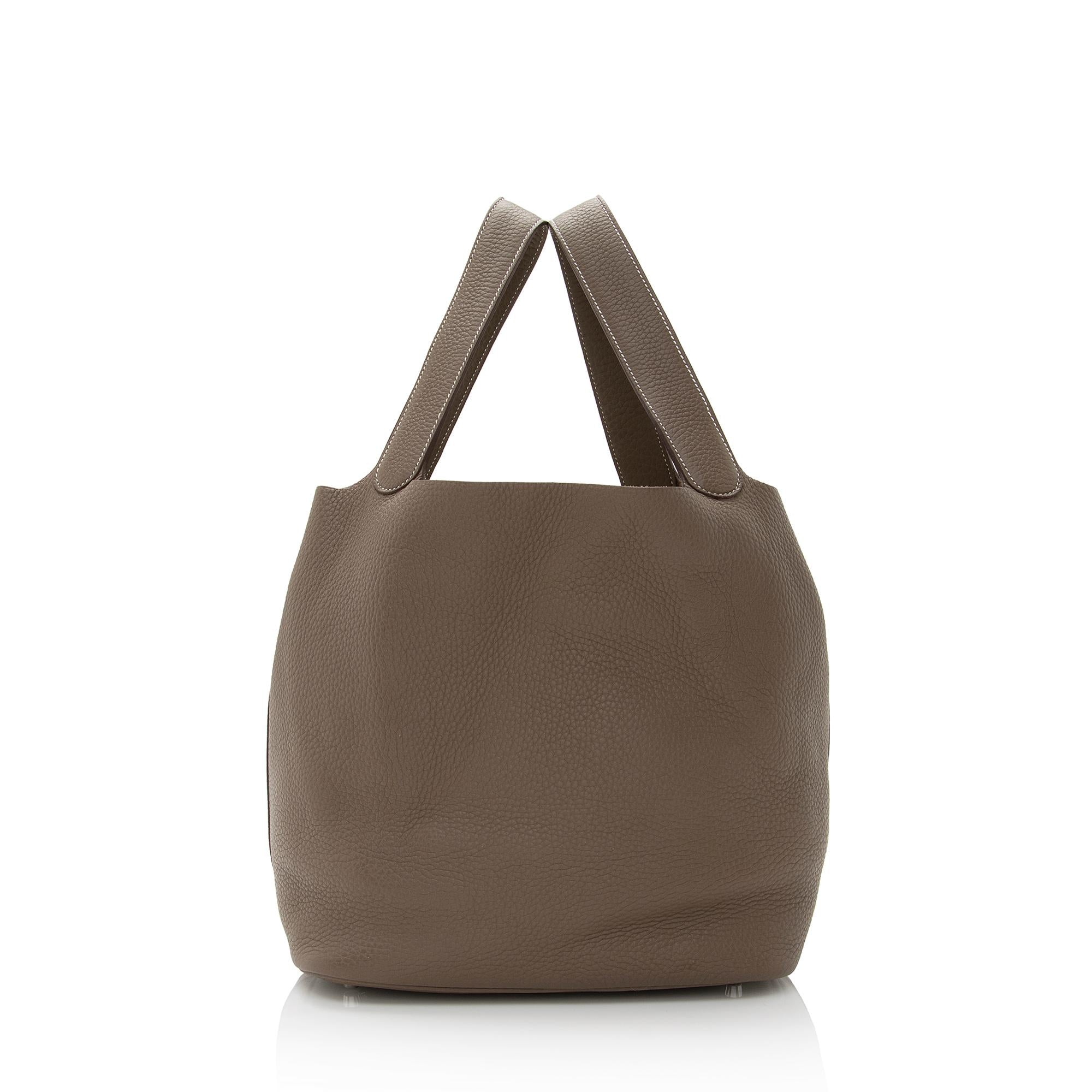 Hermes Clemence Picotin GM Shoulder Bag (SHF-22199)