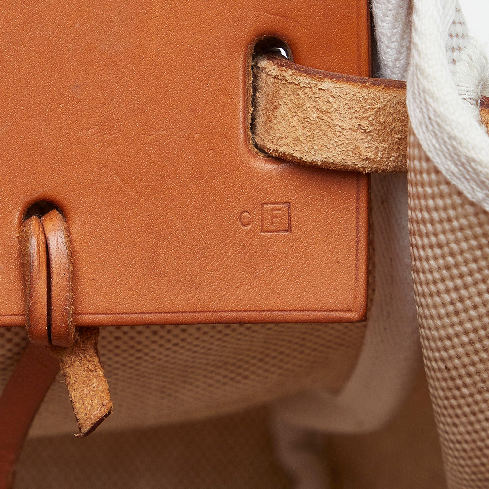 Hermes Herbag Cabas Toile MM (SHG-k7AfoD)