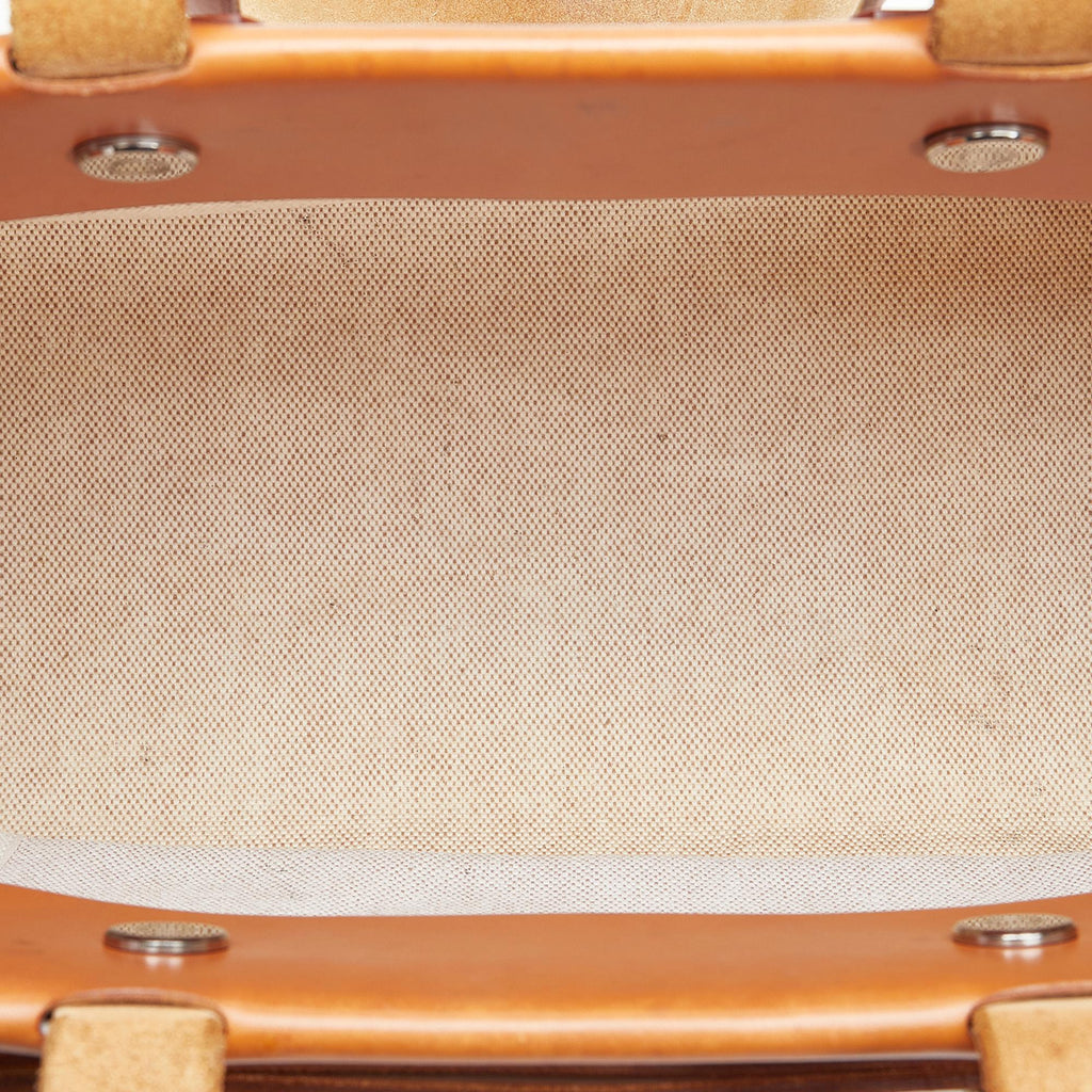 Hermes Herbag Cabas Toile MM (SHG-k7AfoD)