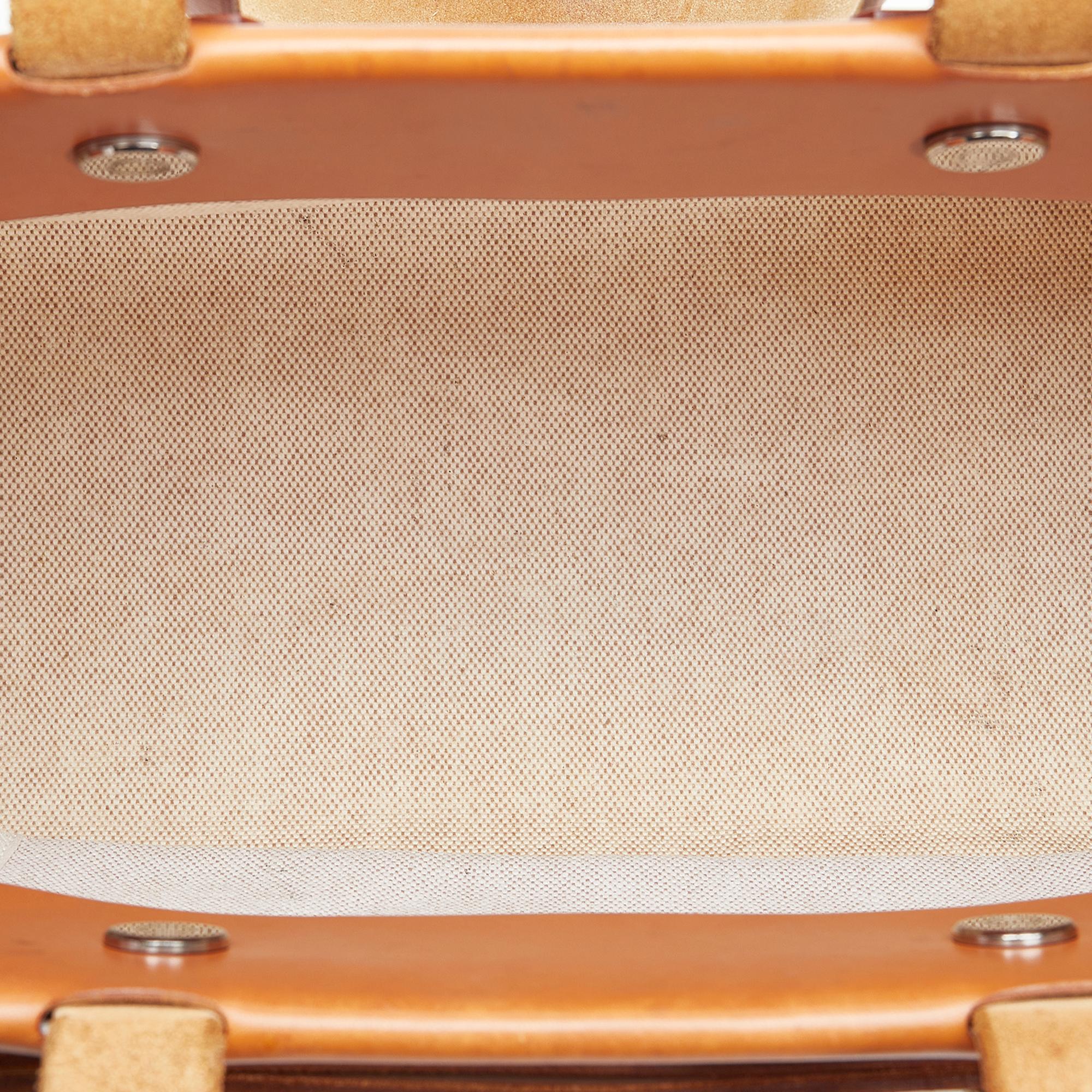 Hermes Herbag Cabas Toile MM (SHG-k7AfoD)