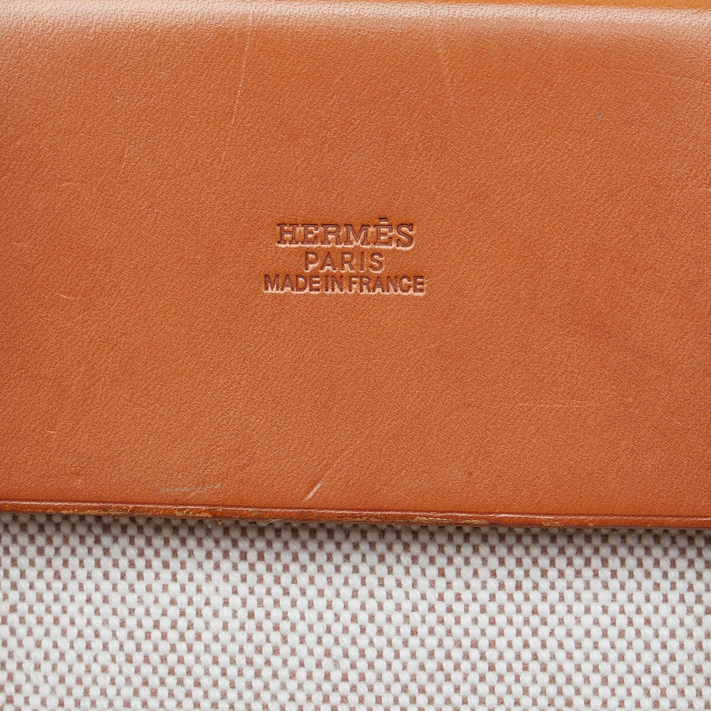 Hermes Herbag Cabas Toile MM (SHG-k7AfoD)