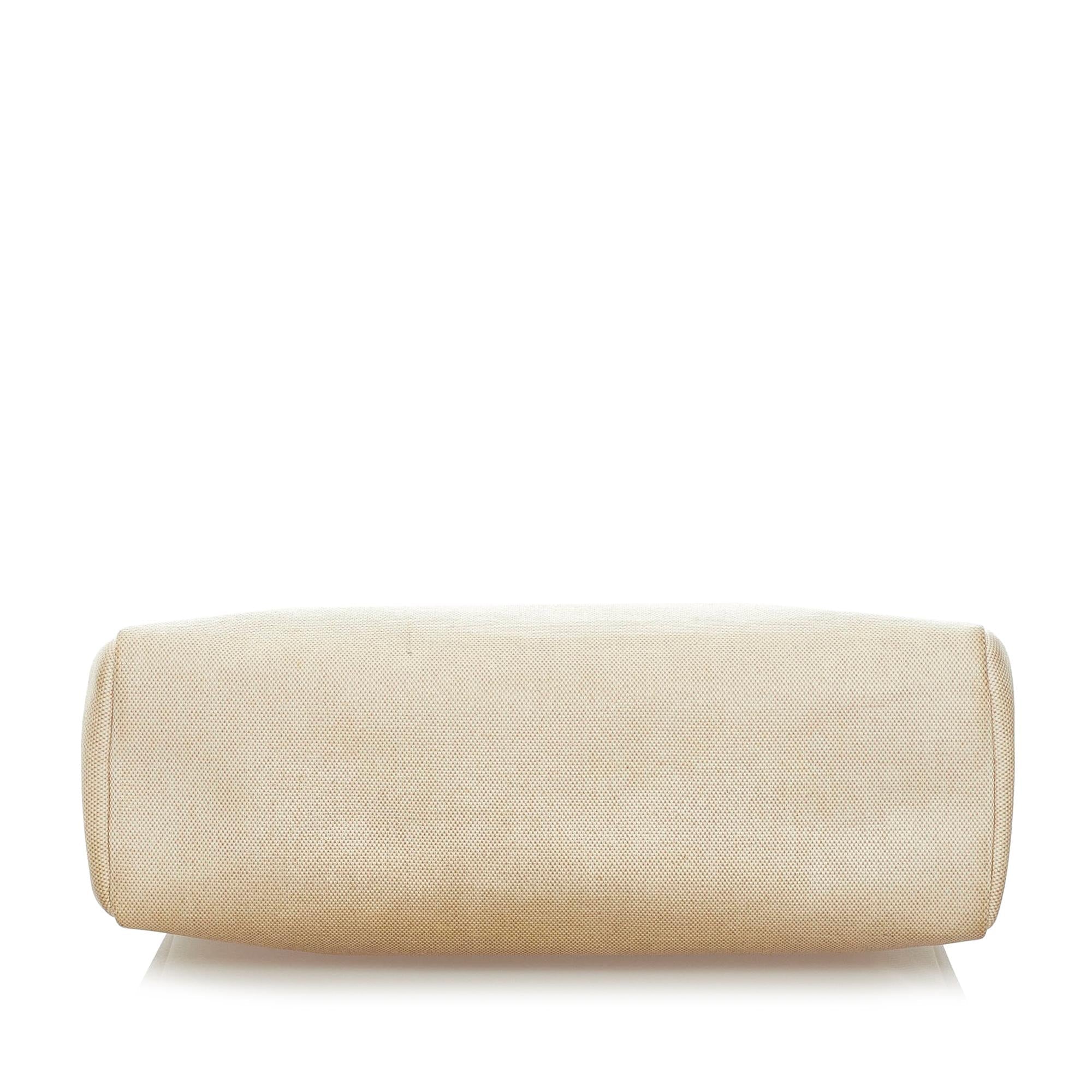 Hermes Herbag Canvas Satchel (SHG-33496)