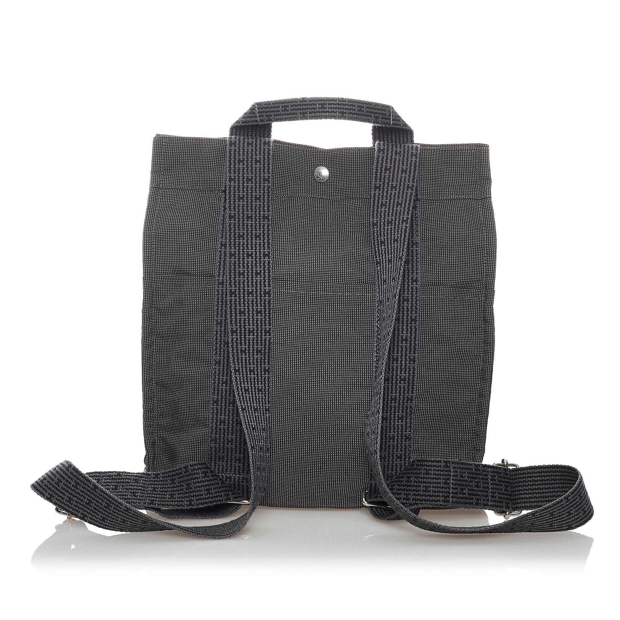 Hermes Herline Canvas Backpack MM (SHG-jTh1Jl)