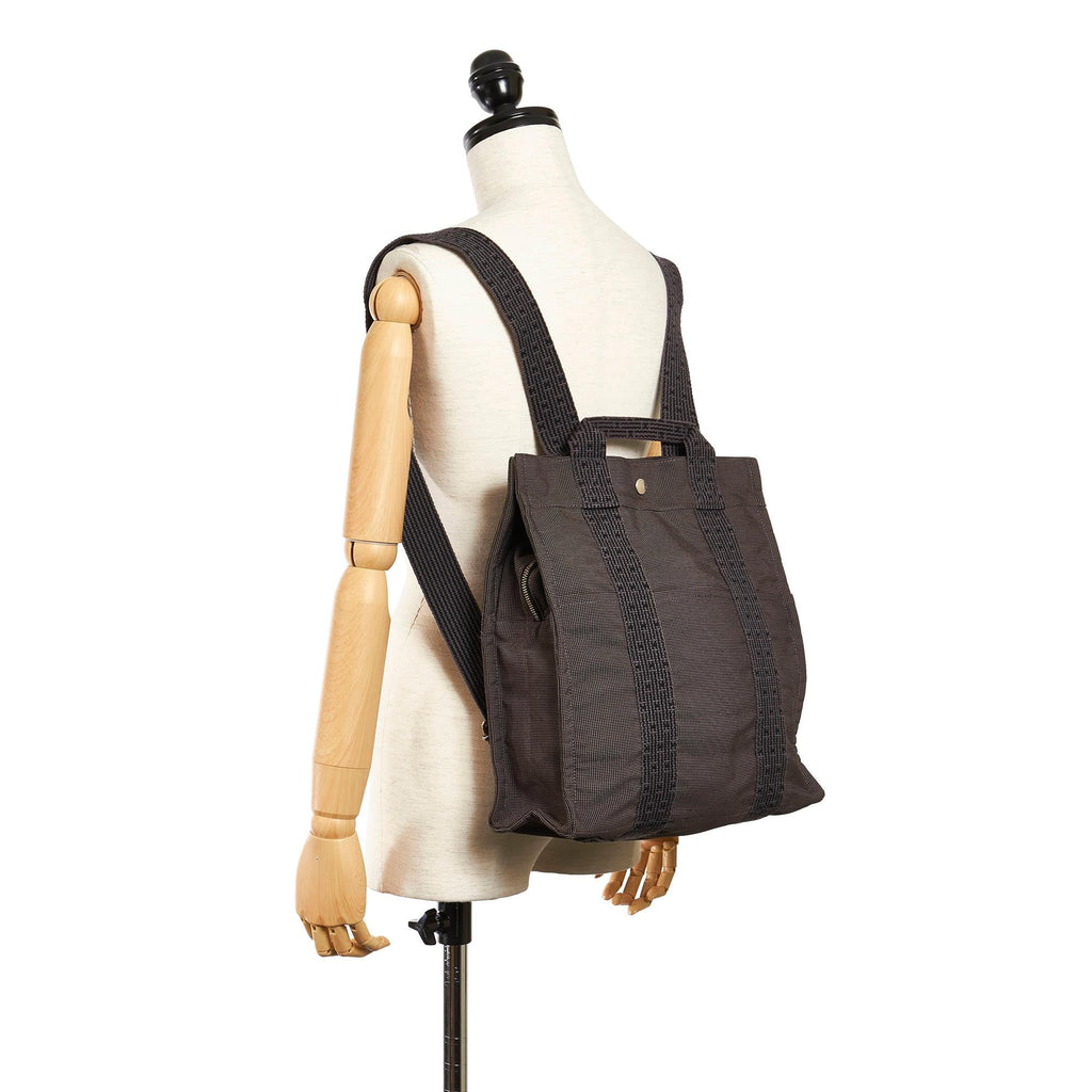 Hermes Herline Canvas Backpack PM (SHG-30026)