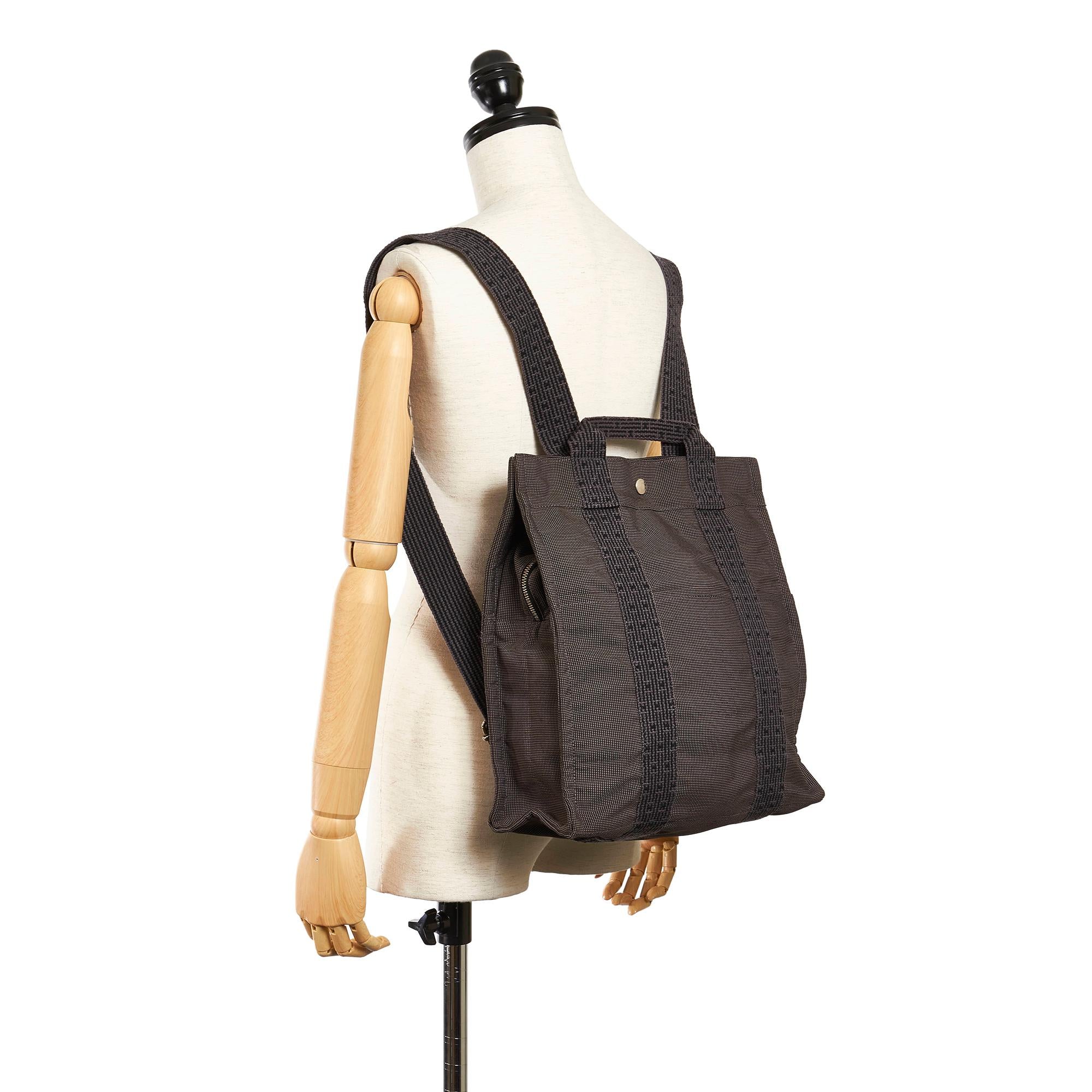 Hermes Herline Canvas Backpack PM (SHG-30026)
