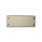 Top Quality Hermes Kelly Craie Epsom leather designer bag K25 GHW