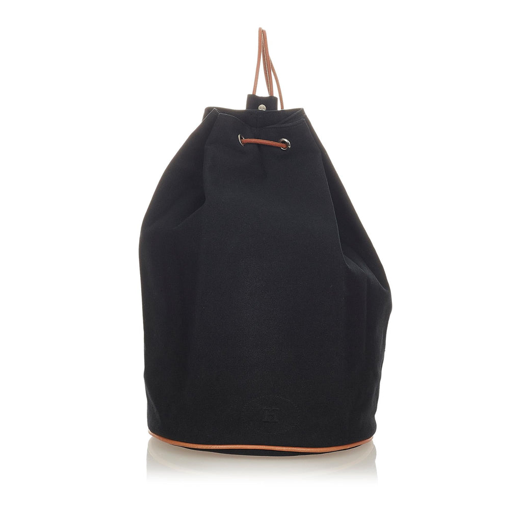 Hermes Polochon Mimile Canvas Backpack (SHG-25321)
