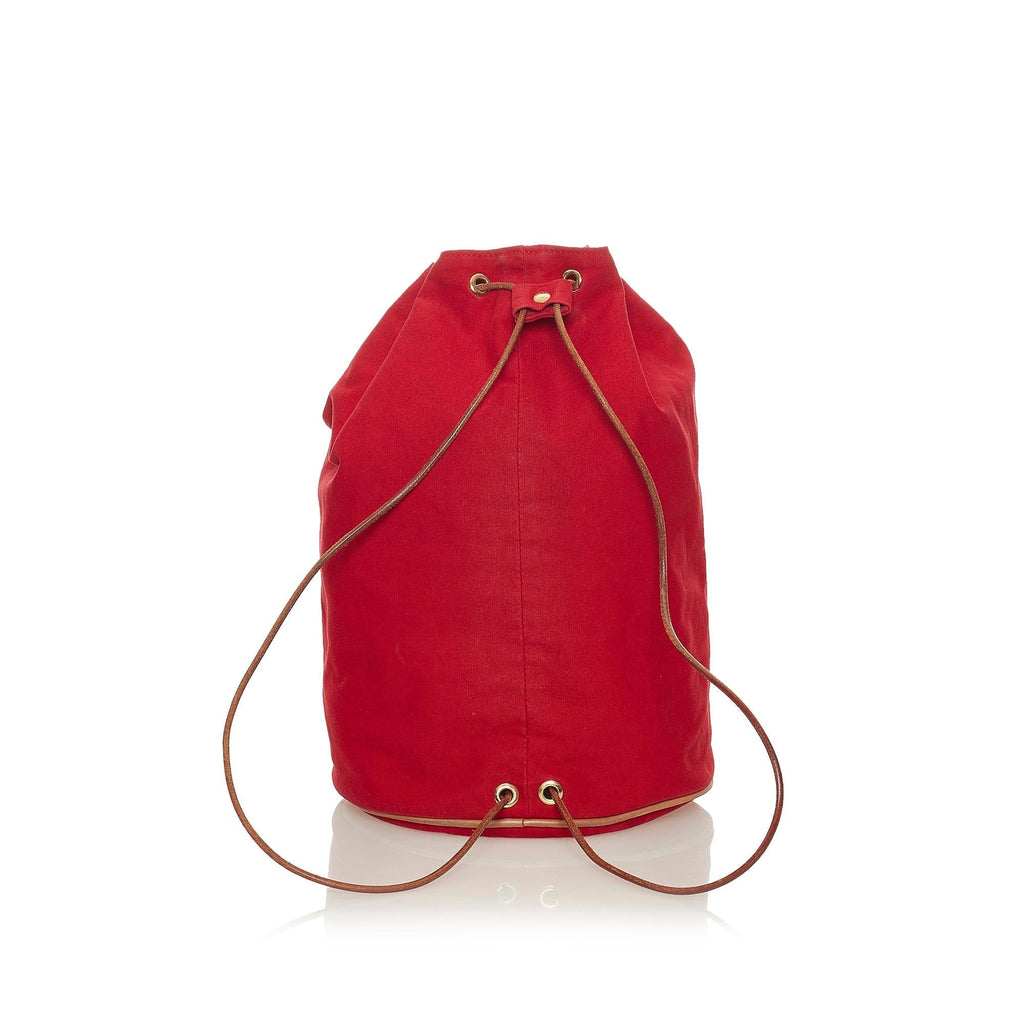 Hermes Polochon Mimile Canvas Backpack (SHG-27790)